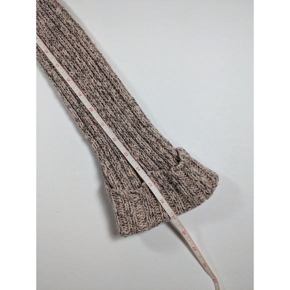 Free People Turtleneck Sweater Pink Marled Medium Long Sleeve Cropped Chunky - Picture 7 of 9